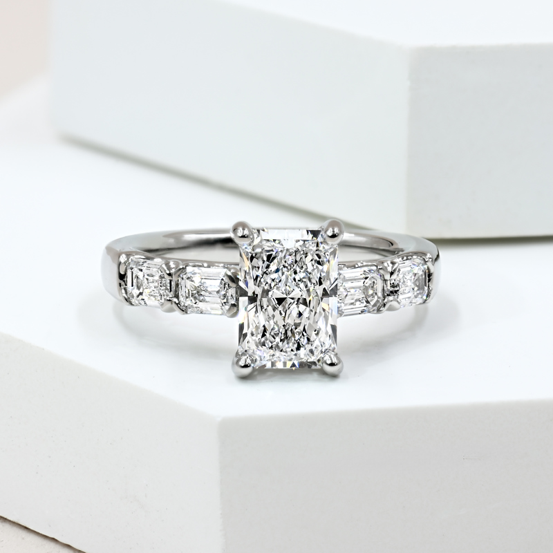 Platinum Nuero 2ct Radiant Ring